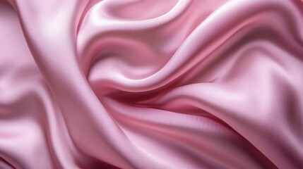 Obraz premium Silky smooth cloth gracefully flowing in the background, creating elegant, soft waves.