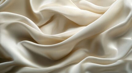 Fototapeta premium Soft, elegant fabric gracefully draping and flowing in the background with a silky texture.