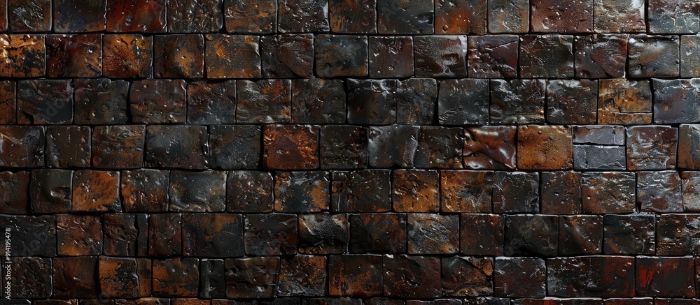Poster an ideal background for design and presentations featuring a mix of old and new bricks with ample sp
