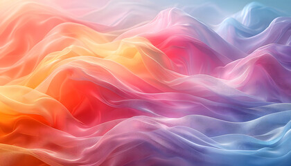 Obraz premium Orange teal green pink abstract grainy gradient background design noise texture effect summer poster design