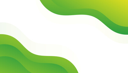 Green and yellow abstract geometric background. Dynamic shapes composition. Vector illustration