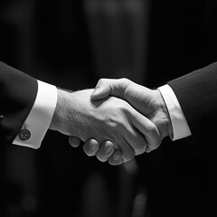 business people shaking hands