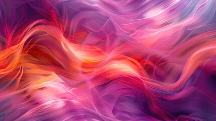 Obraz premium An abstract swirl of vibrant colors in pink, orange, and purple, creating a dreamy, artistic background suitable for diverse projects.