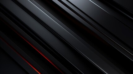 Obraz premium Abstract black and red diagonal stripes background.