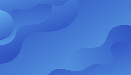 Abstract blue wave design background. Vector illustration