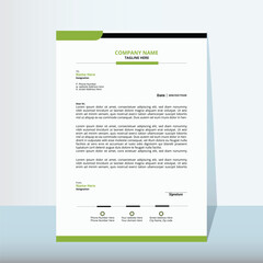 Corporate Letterhead design template   