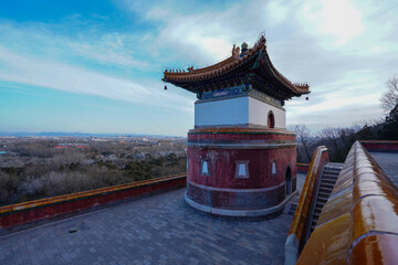 Obraz premium Tibetan architecture in Dvipa of Summer Palace in Beijing.