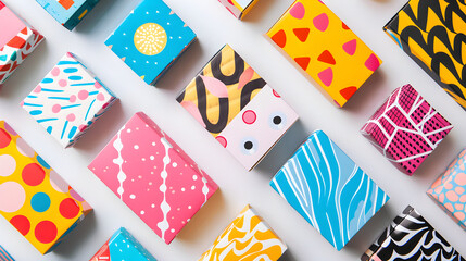 Vibrant and Modern Package Templates Offering Diverse Designs for Various Products and Brands