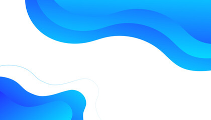 Abstract blue geometric background. Dynamic shapes composition.