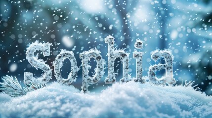 Winter personalized postcard perfect for decor.