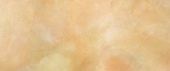 Vector watercolor art background with old paper texture for cards, poster, flyer. Hand drawn gold abstract vector illustration for background. Grunge template for design. Empty blank.
