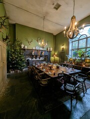 interior of a restaurant