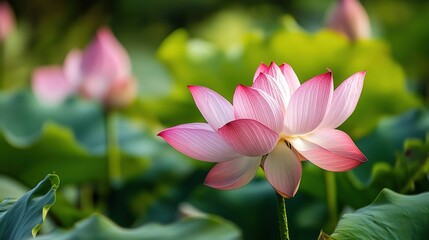 Obraz premium Lotus Flower in a Cosmic Space