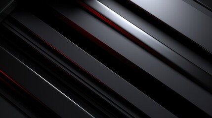 Obraz premium Abstract dark grey and red diagonal stripes background.