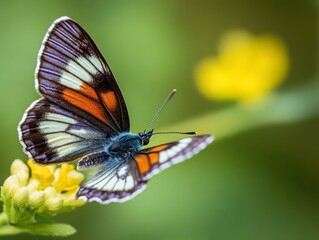 Obraz premium butterfly on a flower