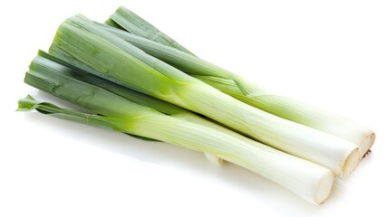 Bunch of fresh garlic cloves with green stems and bulbils, ready for cooking or use in salads.