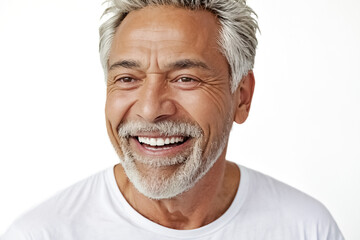 Portrait of a happy, smiling senior man