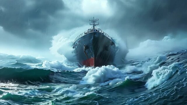 In order to successfully navigate through the severe tides, the crew of a cargo ship depends on their strong relationships and unwavering spirits.
