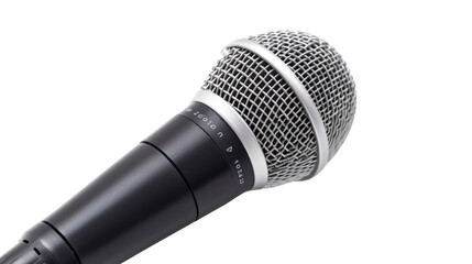 Microphone on transparent background