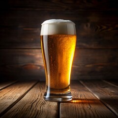 Celebrating Good Times with a Cold, Refreshing Craft Beer in a Pint Glass