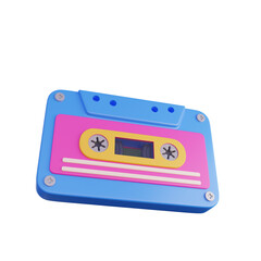Fototapeta premium cassette tape illustration