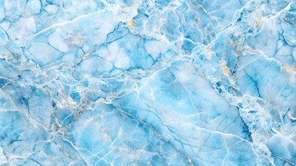 Obraz premium blue and white ice transparent marble texture luxury background design wall architecture