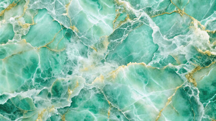 Obraz premium green and white ice transparent marble texture luxury background design wall architecture