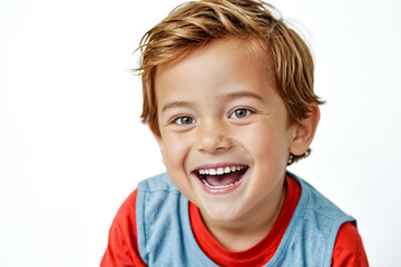 Happy Little Boy Laughing with a Big Smile