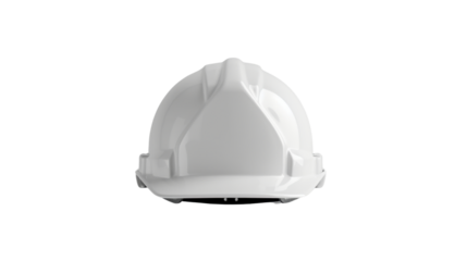 Safety helmet on transparent background