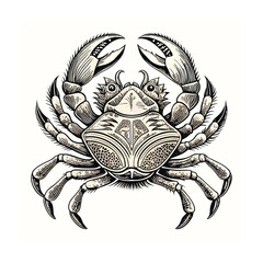 Old engraving style vector illustration