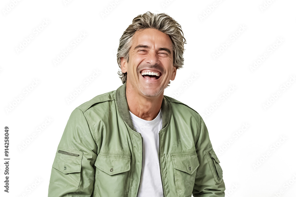 Canvas Prints Happy man laughing