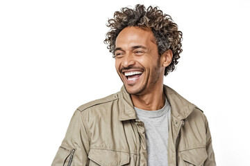 Fototapeta premium Happy man laughing