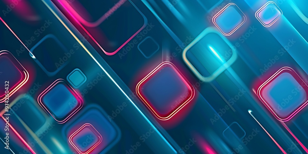 Poster abstract background with lines, squares and,background for presentation.