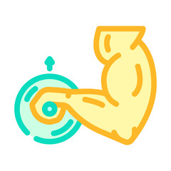 single leg deadlifts fitness exercise color icon vector. single leg deadlifts fitness exercise sign. isolated symbol illustration