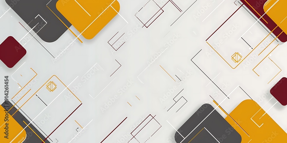 Poster abstract background with lines, squares and,background for presentation.