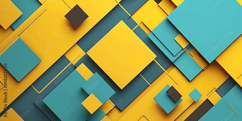 Poster abstract background with lines, squares and,background for presentation.