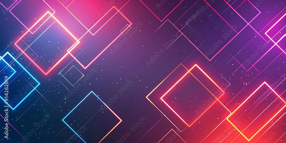 Poster abstract background with lines, squares and,background for presentation.