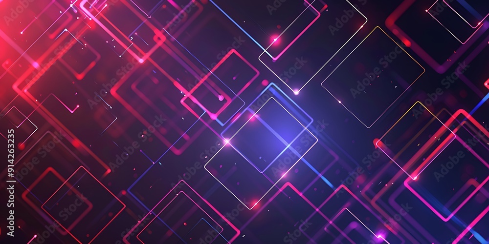 Aufkleber abstract background with lines, squares and,background for presentation.