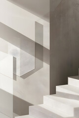 Modern Business Presentation Template with Clean Design and Subtle Geometric Patterns