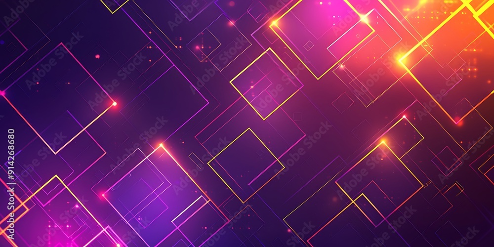 Poster abstract background with lines, squares and,background for presentation.