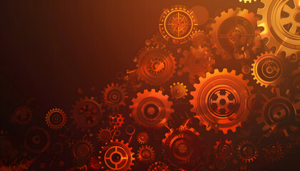 Abstract background design with gears  design