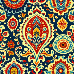 Fototapeta premium pattern with flowers seamless floral pattern 