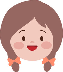 Obraz premium 여아 얼굴