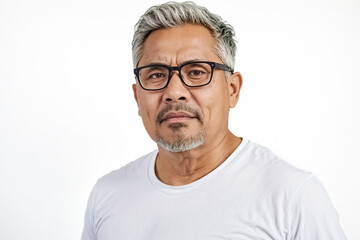 Fototapeta premium Portrait of a man with a serious expression