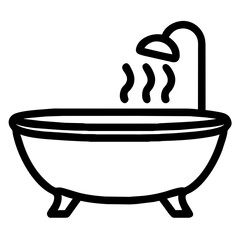 Elegant Bathtub for Relaxation and Luxurious Bathing Experience