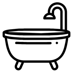 Elegant Bathtub for Relaxation and Luxurious Bathing Experience