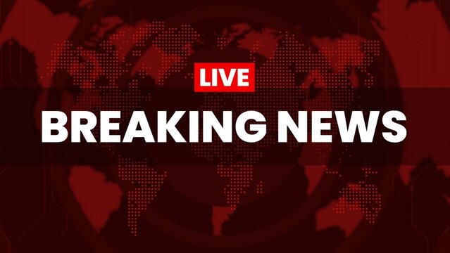 Live Breaking News Title Intro