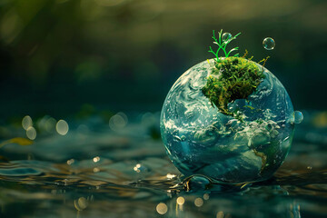 Earth in Water, Green Planet.