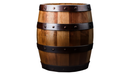 Wooden Barrels, Isolated Transparent Png Graphic Resouce