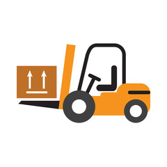 Forklift icon template